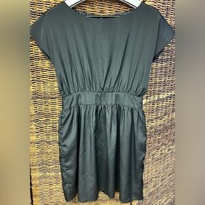 Paraella Black Polyester Dress,‎ Medium